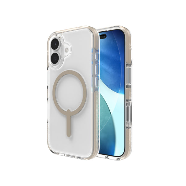 ZAGG Santa Cruz Snap Backcover – für Apple iPhone 17 – MagSafe, Graphen, Titan, bis 4 m sturzsicher