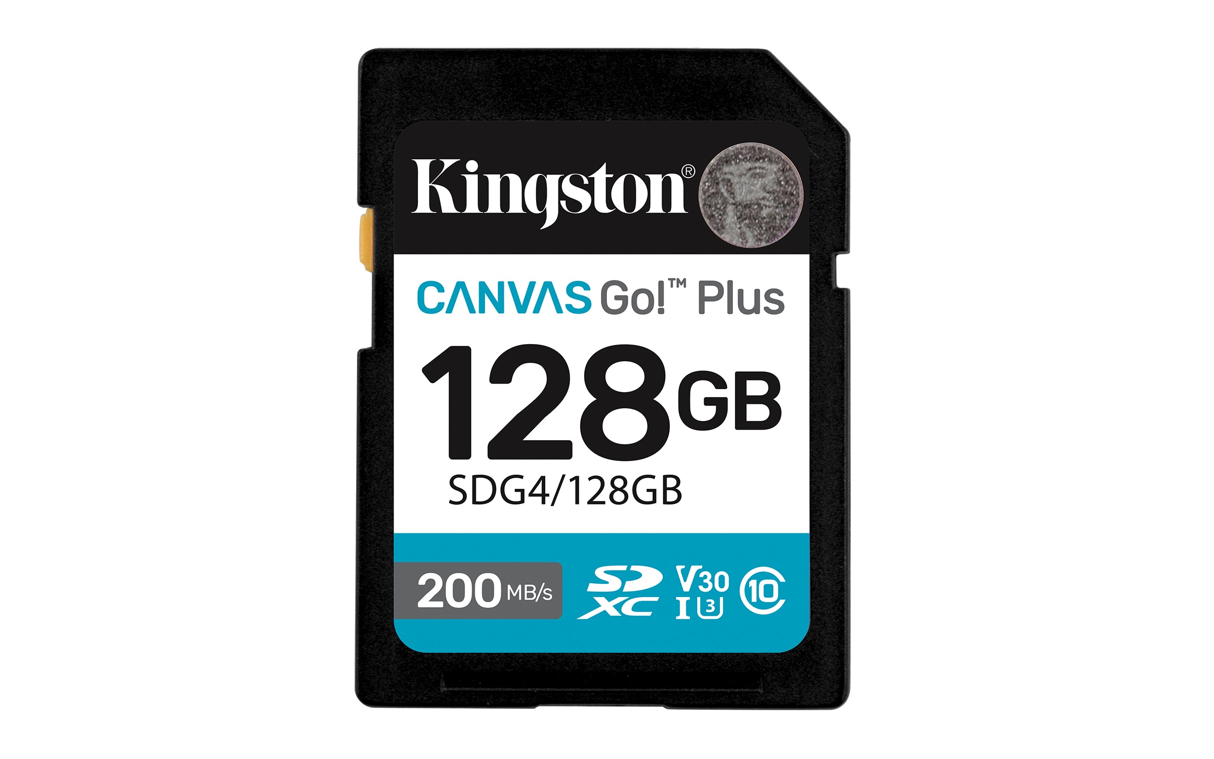 Kingston Technology Kingston Canvas Go Plus 200R Gen4 SDXC – 128 GB, UHS-I, U3/V30/200 MB/s