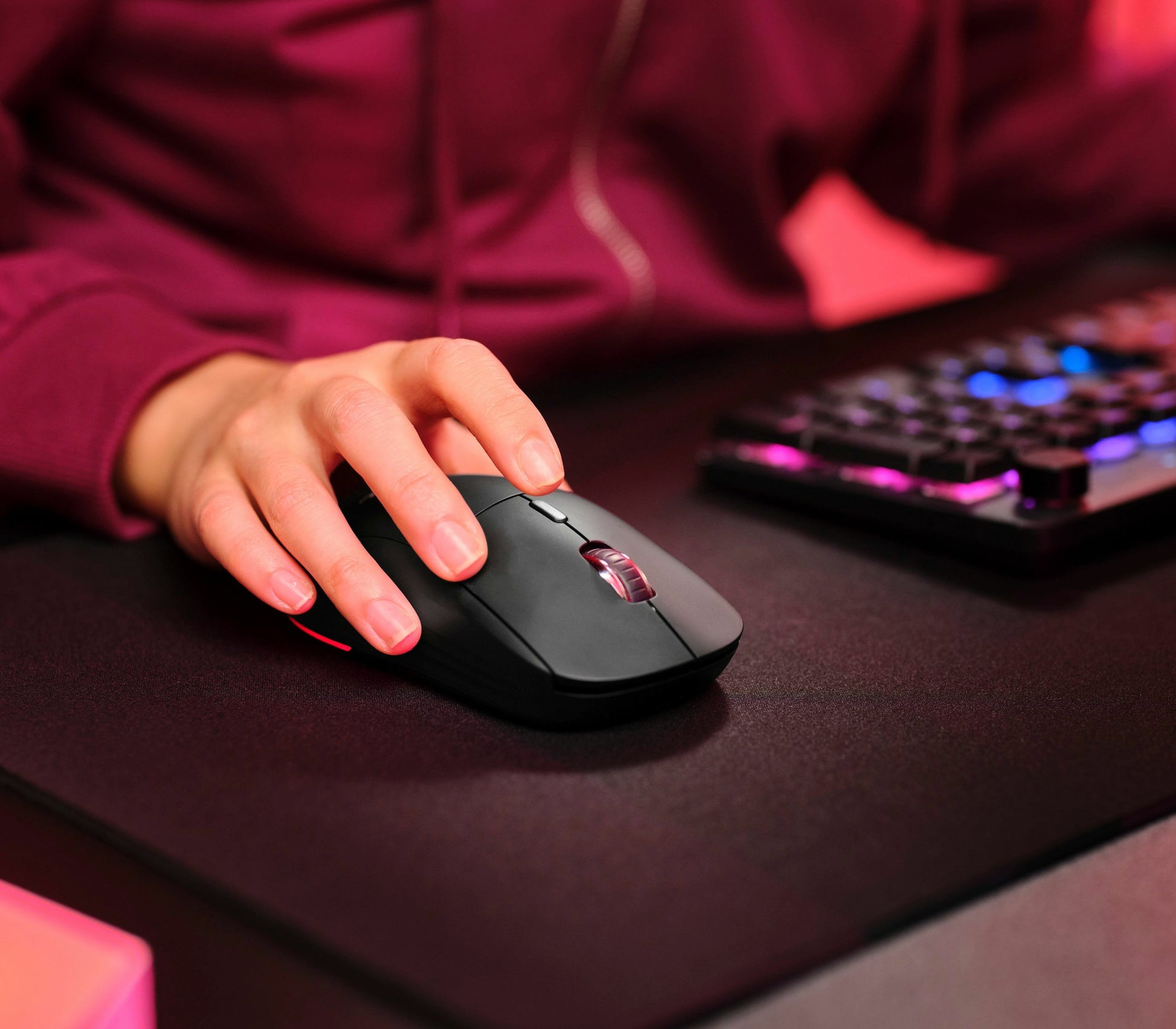 Trust GXT926 Redex II – Gaming-Maus – Kabellos (2,4 GHz), 10000 DPI, rechts, Schwarz