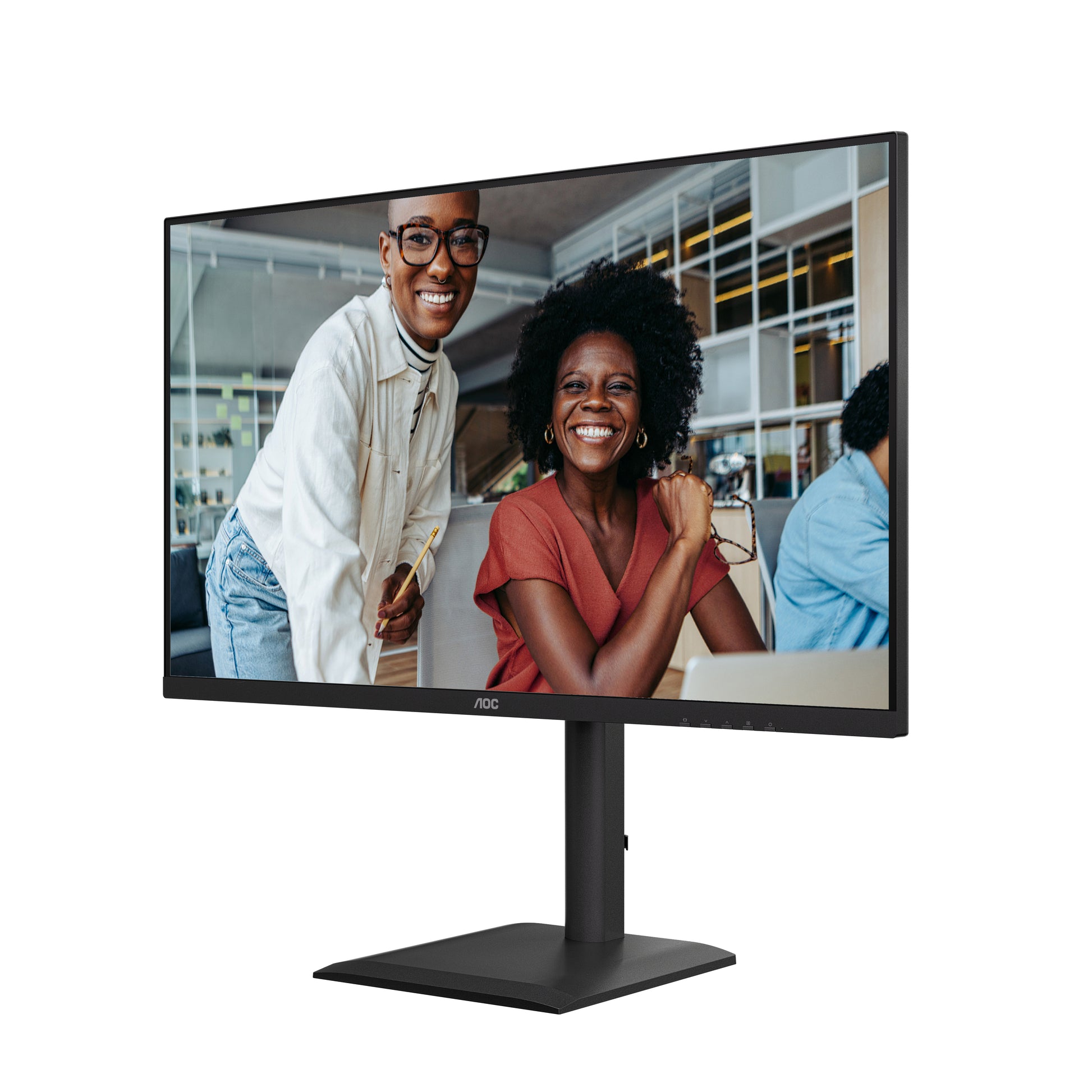 AOC Q32E4U – Monitor, 31,5", 2560 × 1440 (WQHD), IPS, 100 Hz, Integrierte Lautsprecher, VESA 100 × 100, Schwarz