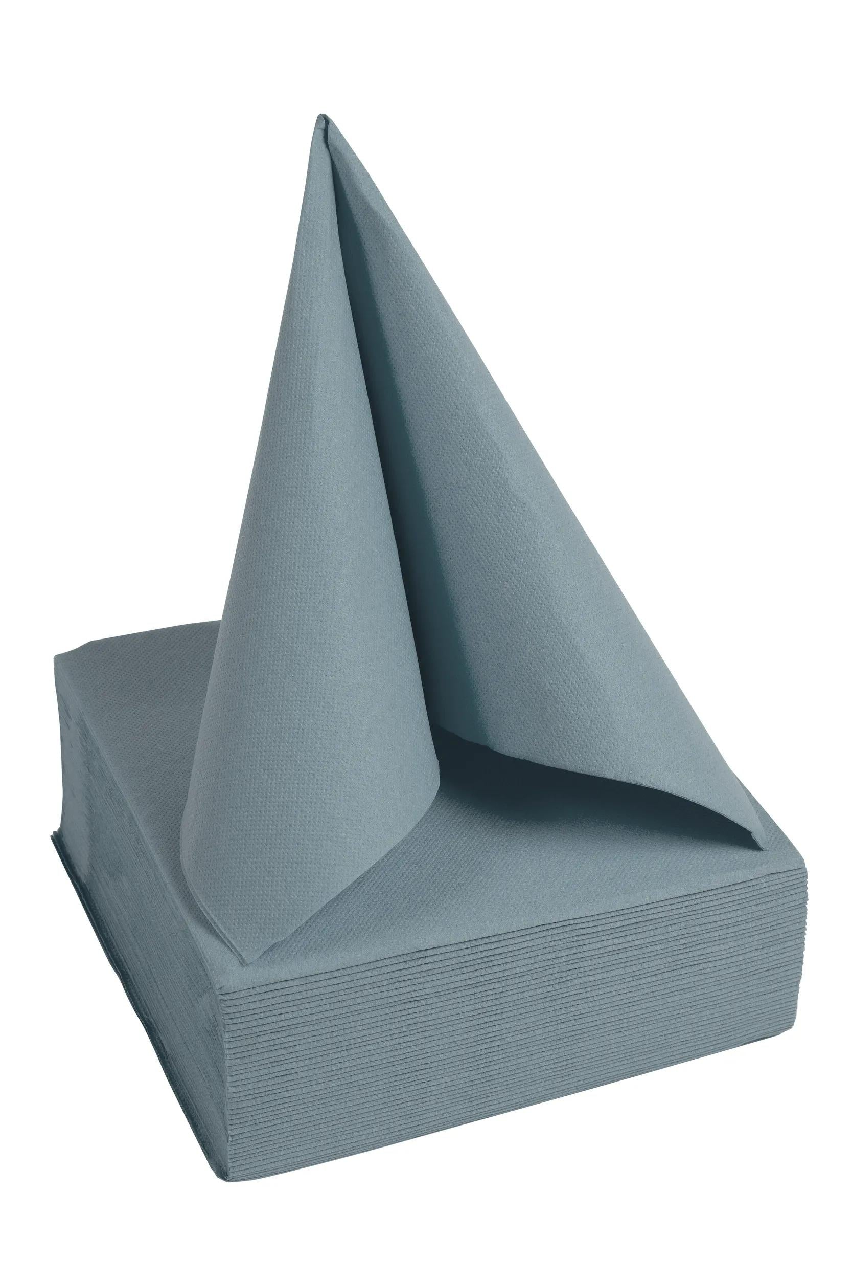 PRONAPPE PRO nappe Cocktail-Servietten grau – 20 × 20 cm, 2-lagig – 50 Stück