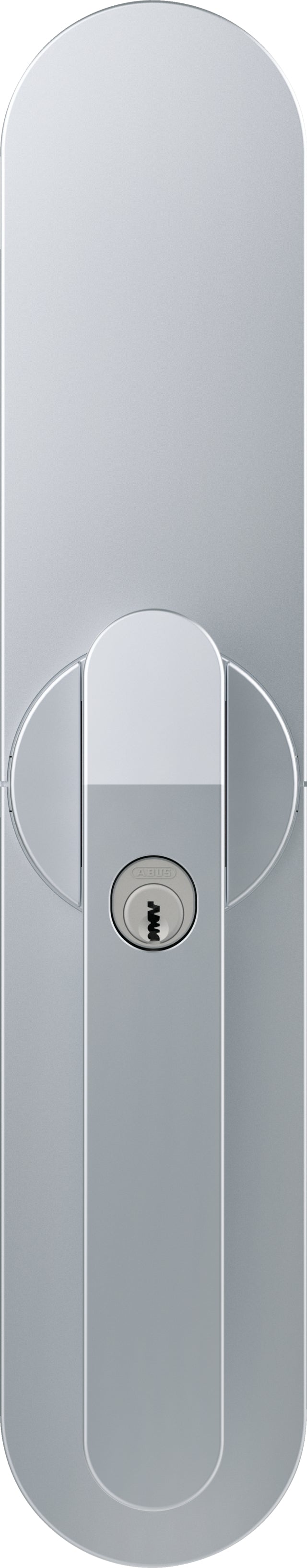 ABUS WINTECTO One FCA4100S Intelligentes Torschloss – BT, App, Balkontür, Batteriebetrieb, Silber, 63×92×300 m