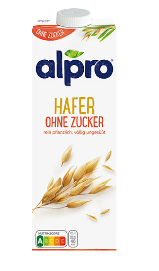 Alpro Haferdrink UHT, ohne Zucker – 1 l
