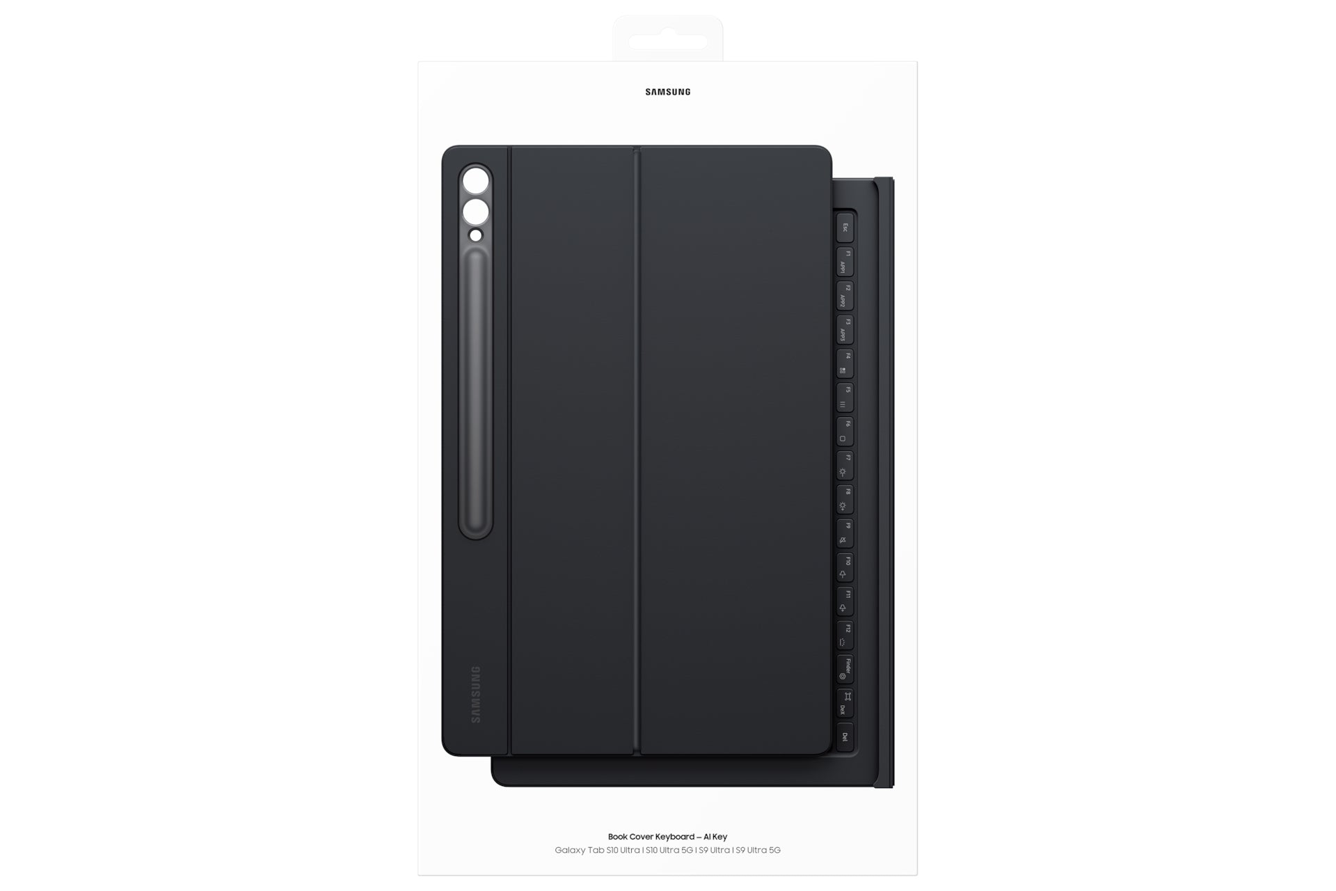 Samsung Book Cover Keyboard EF-DX925 – Galaxy Tab S10/S9 Ultra, QWERTZ, Schwarz