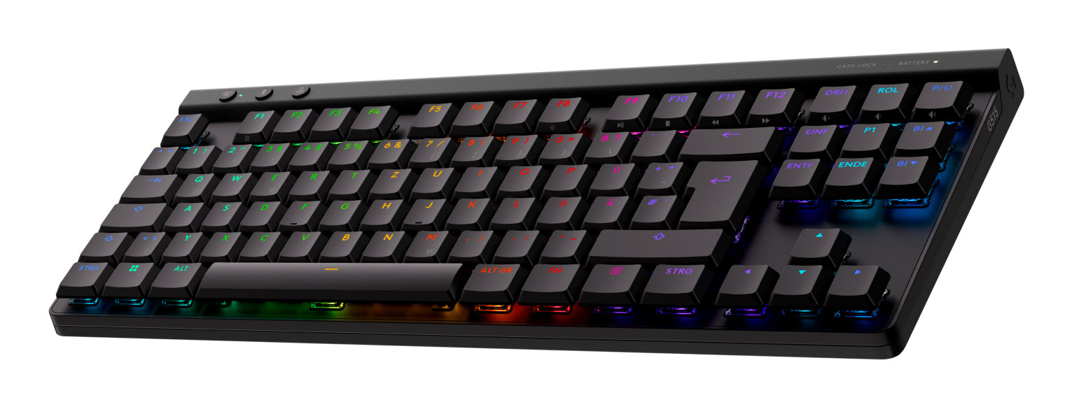 Logitech G515 TKL – Tastatur, kabellos (Bluetooth/2,4 GHz), CZ-Layout – für Windows, macOS & Android u. a.