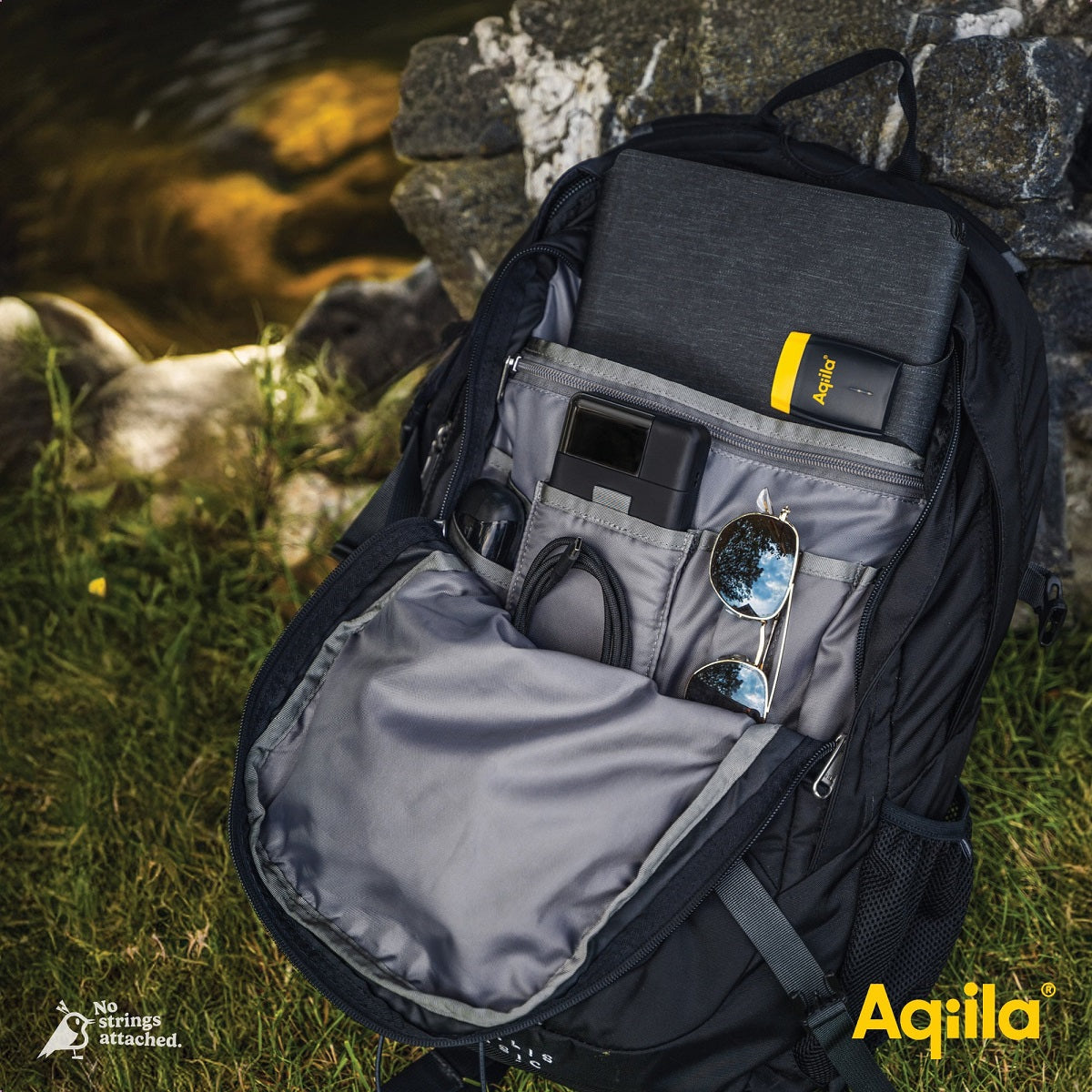 Aqiila Powerbird B10 Powerbank 10'000 mAh – 20 W PD, 2× USB-C, 1× USB-A, grün
