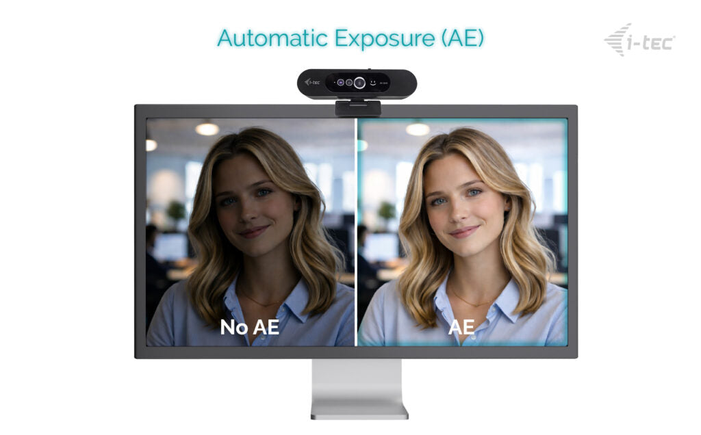 i-tec Solomon WH200 Webcam – 2K, 60 fps, USB-C – Schwarz
