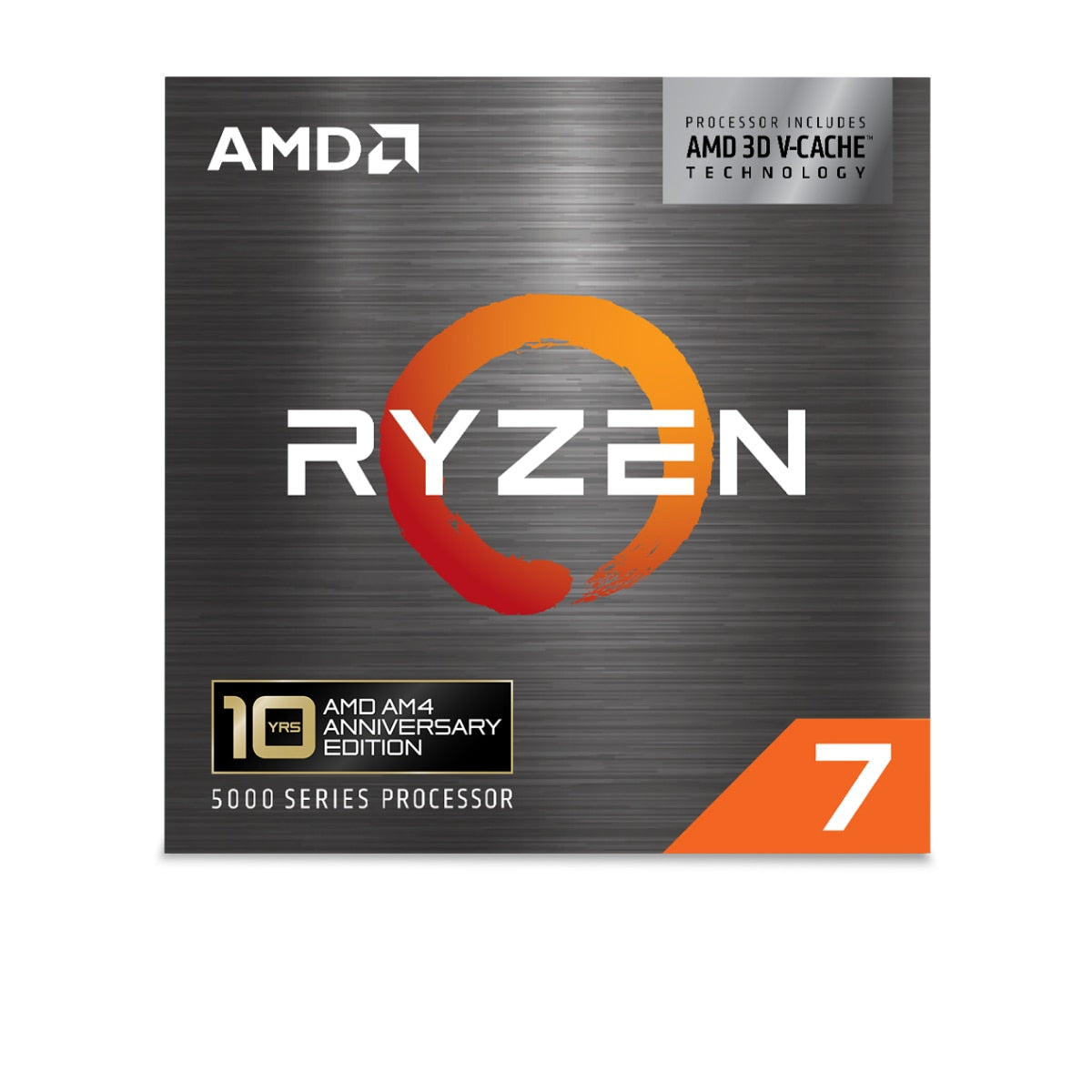 AMD Ryzen 7 5800X3D – Prozessor – 8 Kerne/16 Threads, 3,4 GHz (Boost 4,5 GHz), AM4, 105 W, Box
