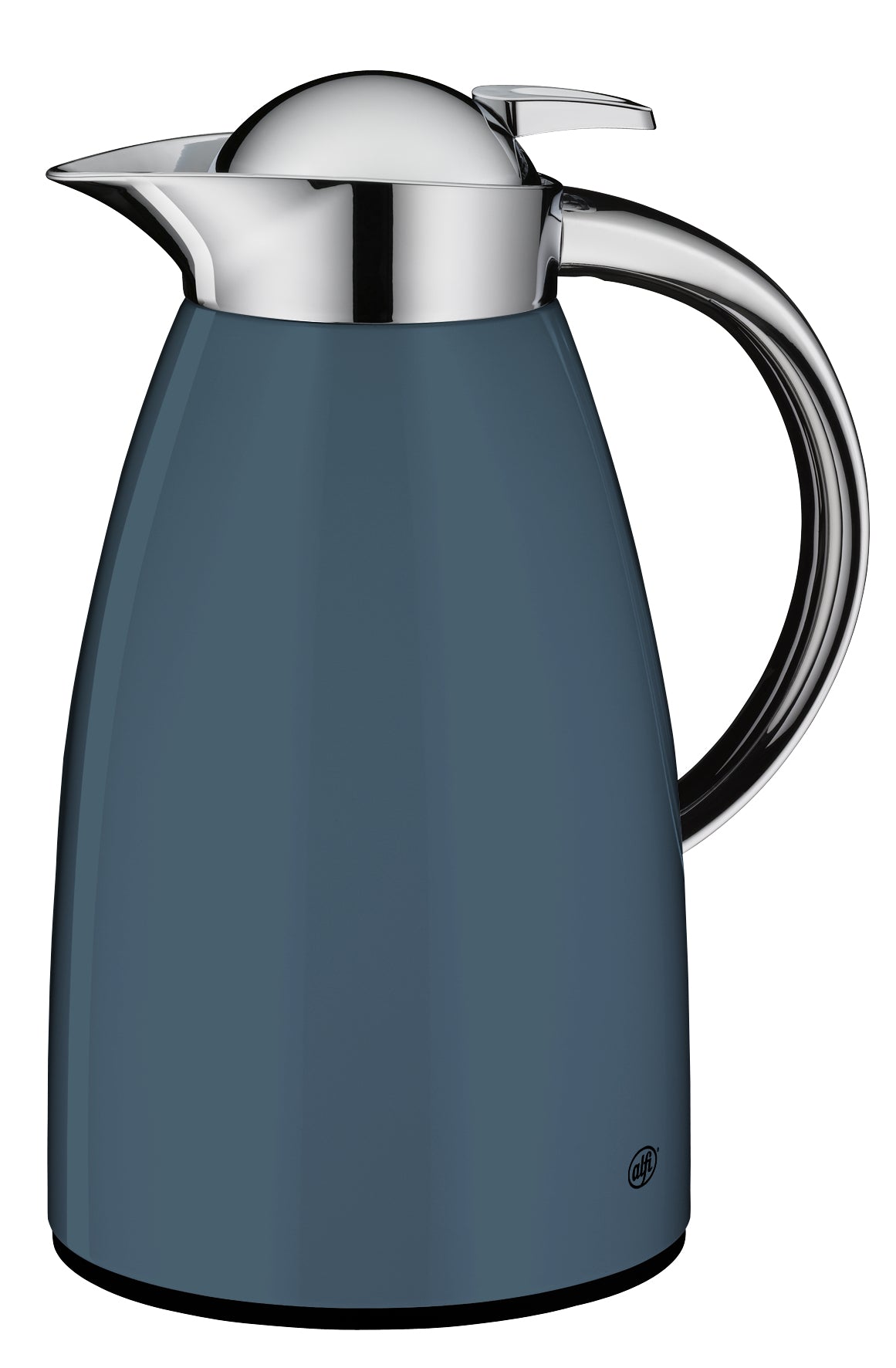 Alfi Thermoskanne Signo – 1 l, 18,9 × 14,5 × 26,5 cm, Edelstahl, Blau, vakuumisoliert, auslaufsicher