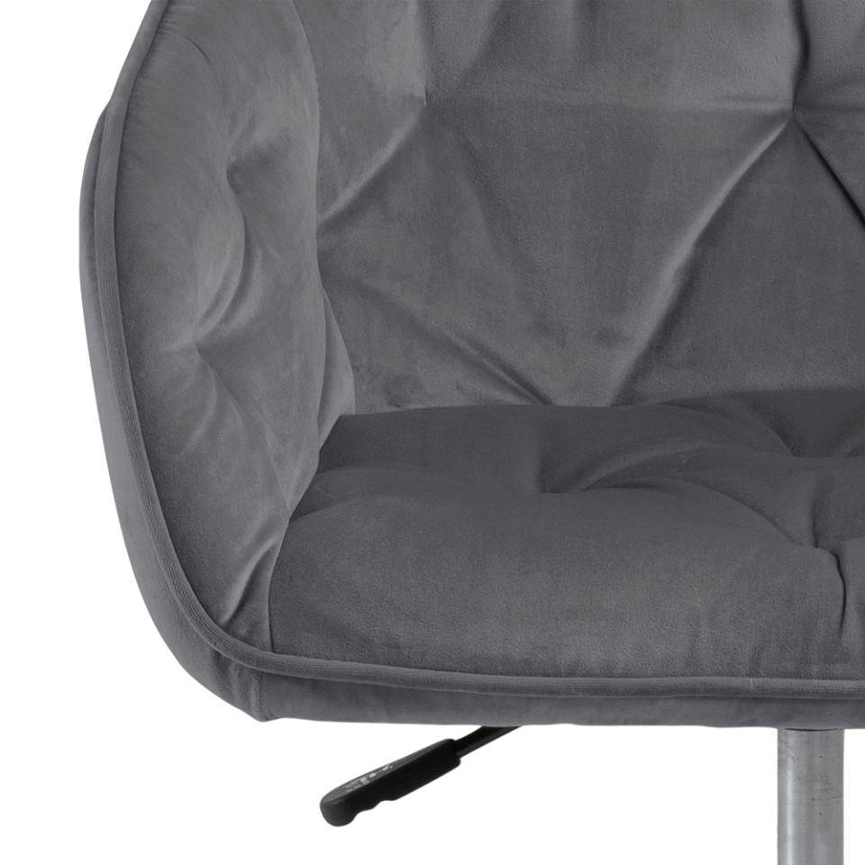 Actona AC Design Bürostuhl Brooke – dunkelgrau, Metallgestell