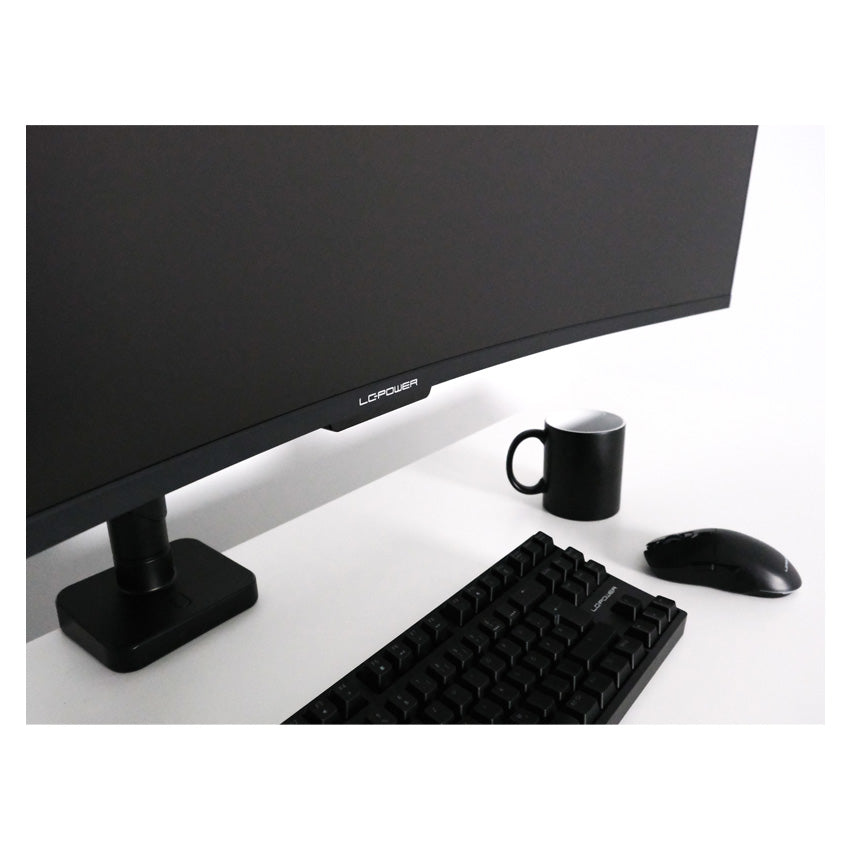 LC-Power LC-EQ-A49B – Monitorarm Tischhalterung – 17–49" – VESA 75×75/100×100 mm – bis 20 kg/Monitor