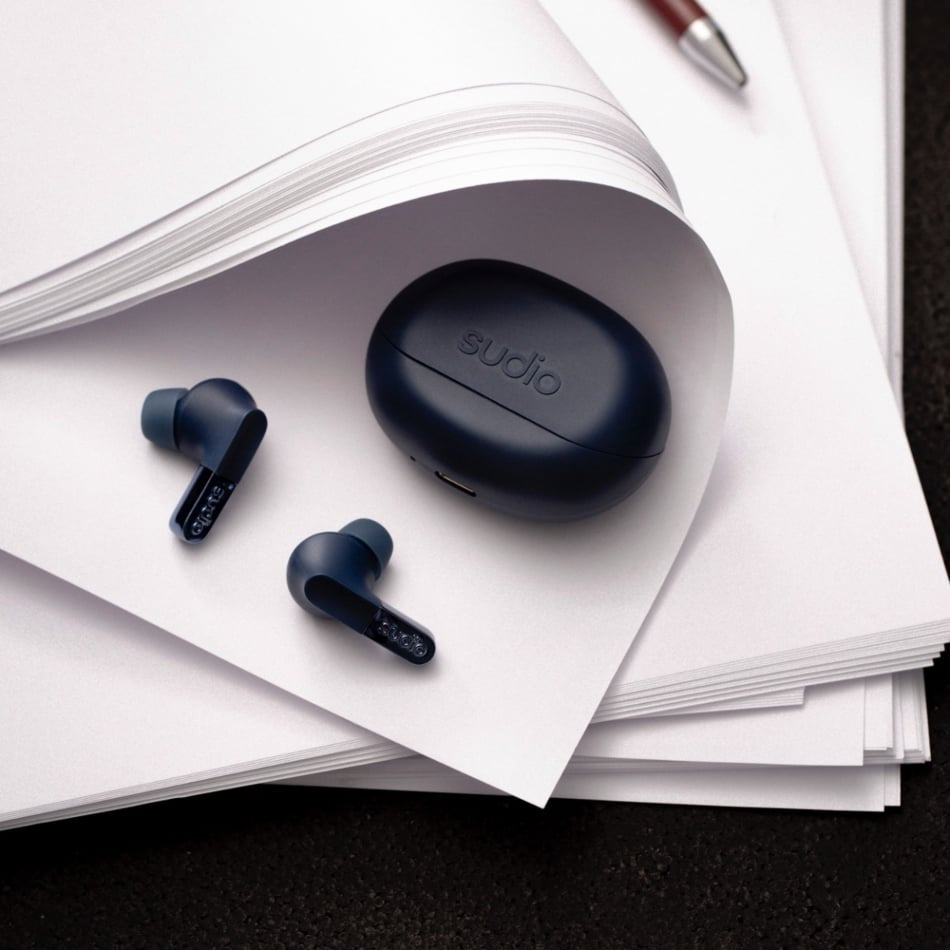 Sudio N3 Pro TWS In-Ear – ANC, mit Ladecase, Schwarz, BT 5.4
