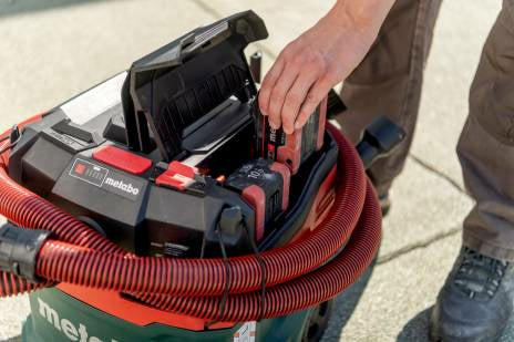 Metabo Absauganlage AS 36-18 L 20 PC CC – 2-in-1, 2000 mAh, 20 l, Akkubetrieb
