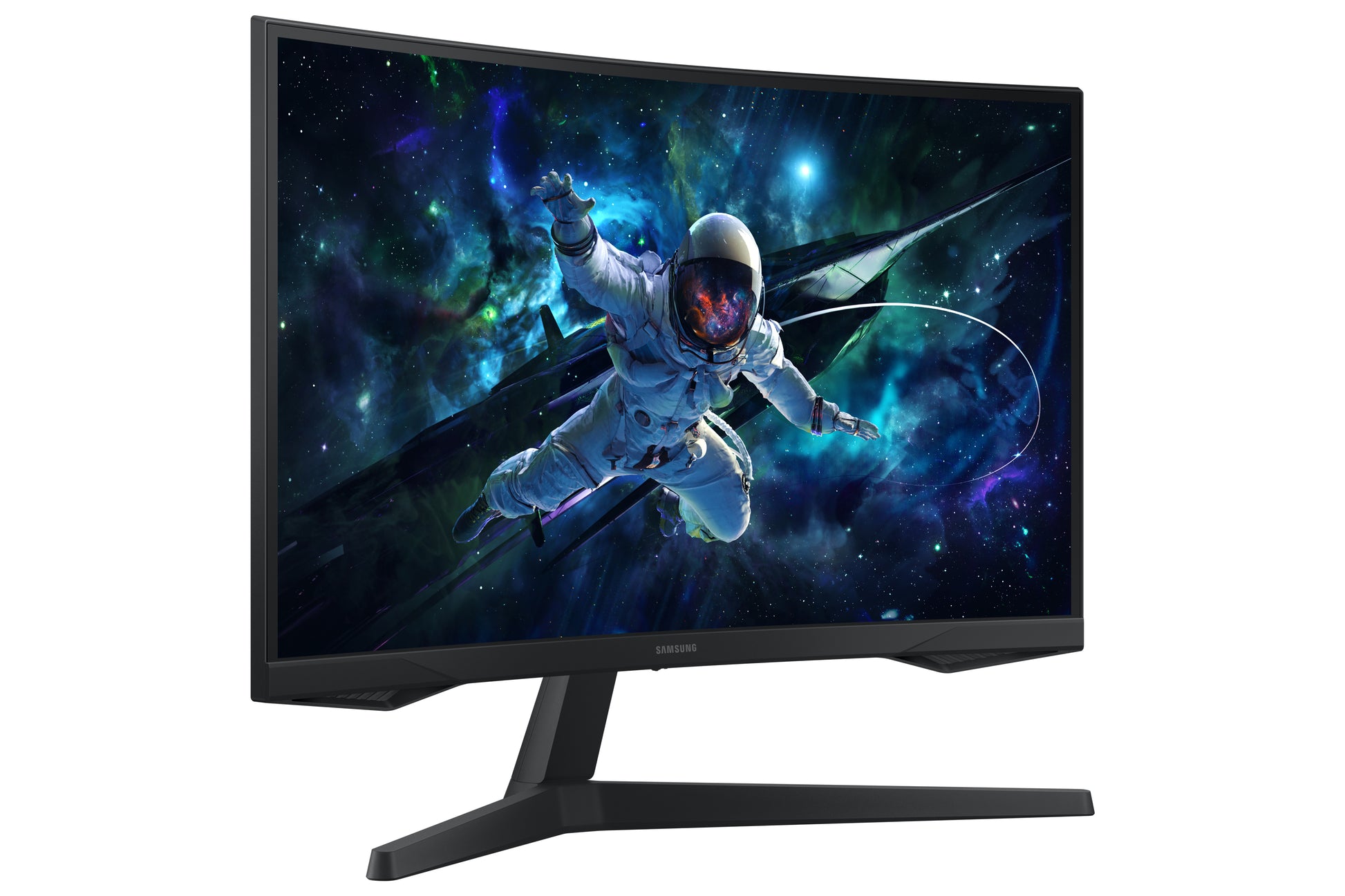 Samsung Odyssey G5 G55C – Monitor, 27", 2560 × 1440 (WQHD), Schwarz