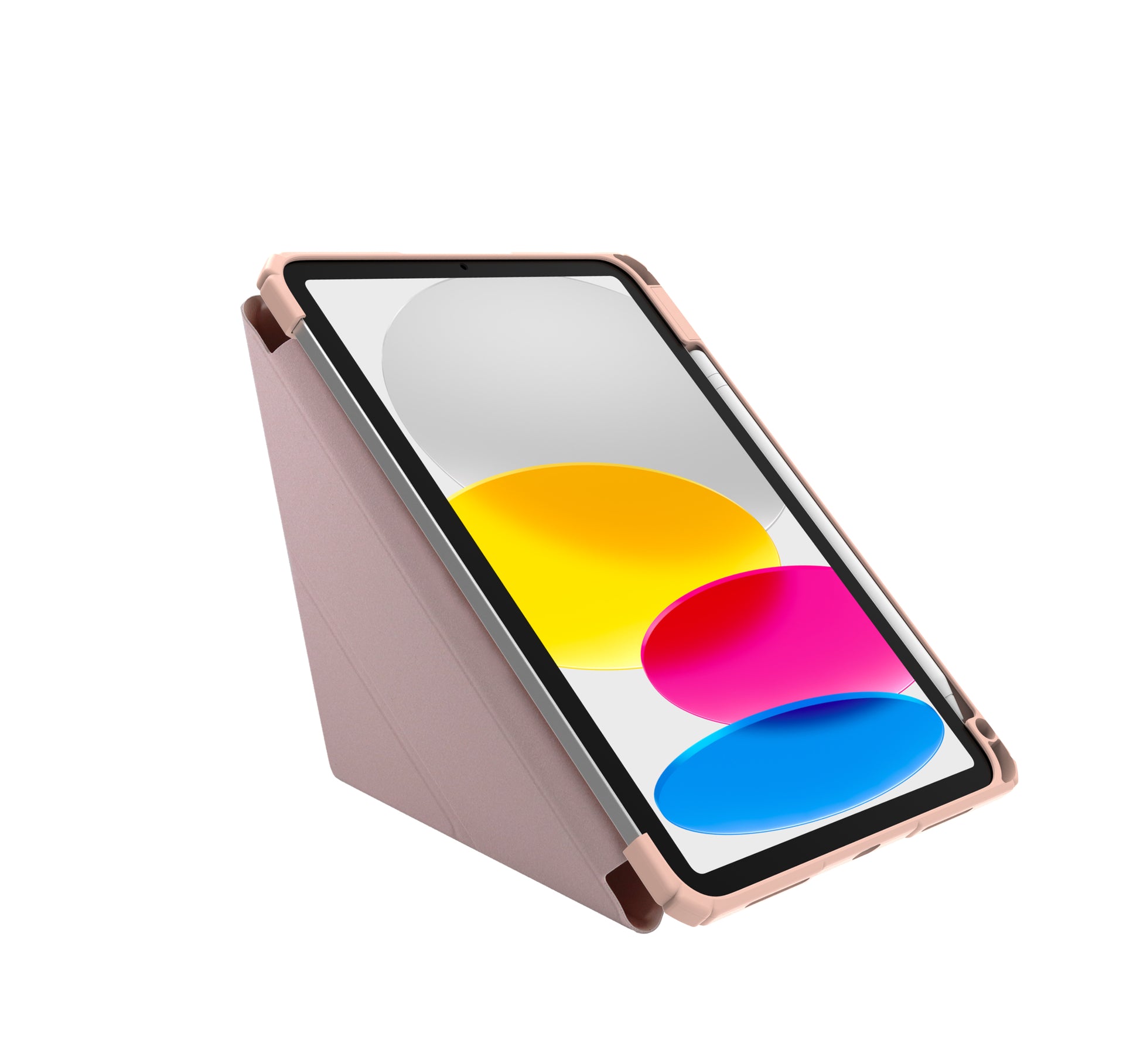 dbramante1928 London Tablet-Hülle für iPad 10,9" (10. Gen.) – Pink Sand