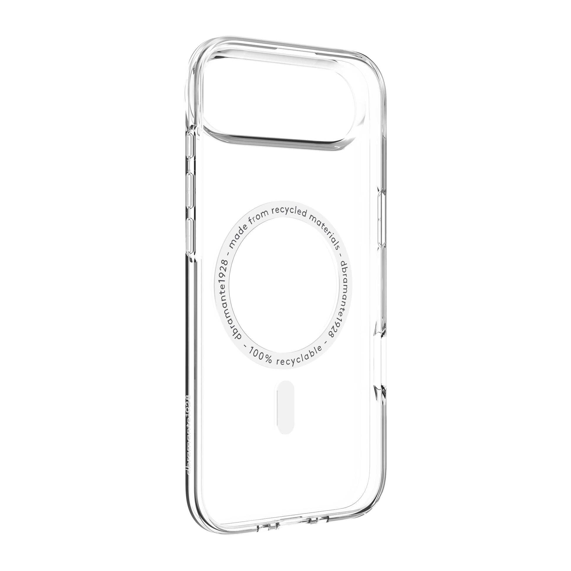 dbramante1928 Greenland Pro MS Backcover – für Apple iPhone 17 Air, Kunststoff, transparent, kabelloses Laden