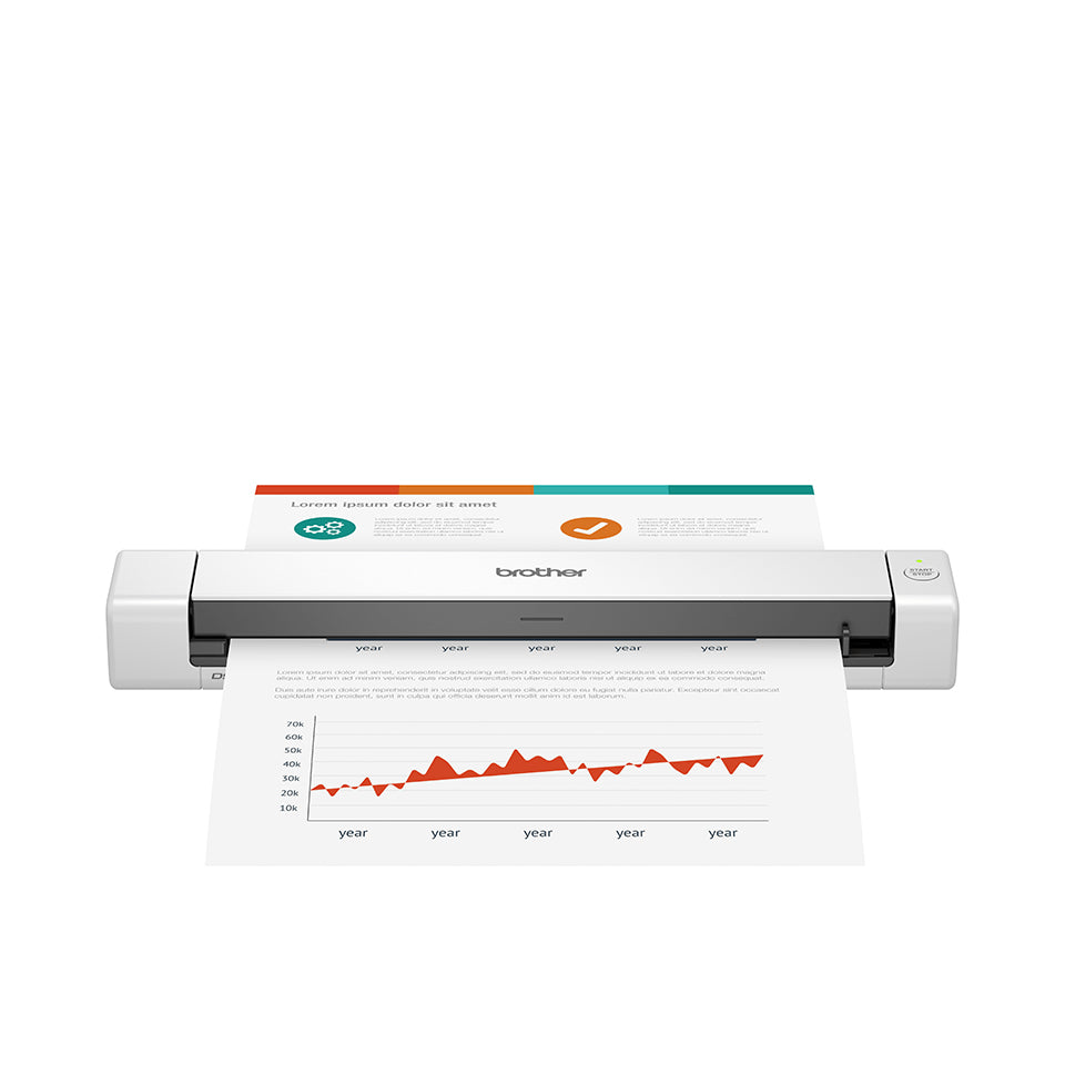 Brother Dsmobile Ds-640 – Mobiler Scanner, 300 dpi