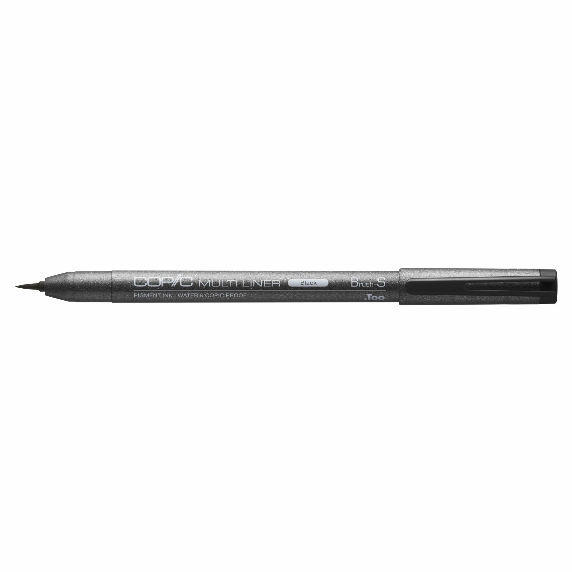 Copic Multiliner Brush Pen – Brush S, schwarz, 1 Stk., lichtbeständig