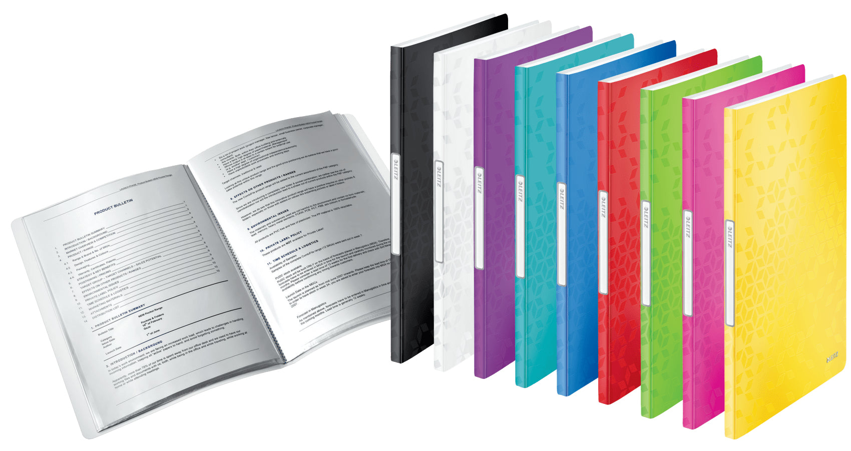 Leitz Sichtbuch A4, 20 Hüllen, PP, Rot – 1 Stück