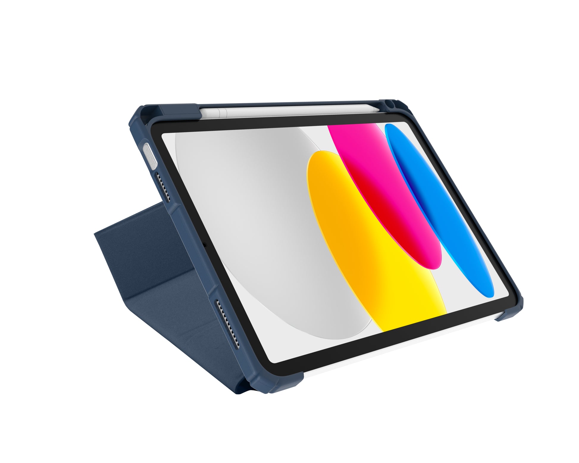 dbramante1928 London Tablet-Hülle für iPad 10,9" (10. Gen.) – Pazifikblau