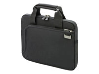 DICOTA Notebook-Tasche bis 12,5" – Neopren, mit Fronttasche – Schwarz