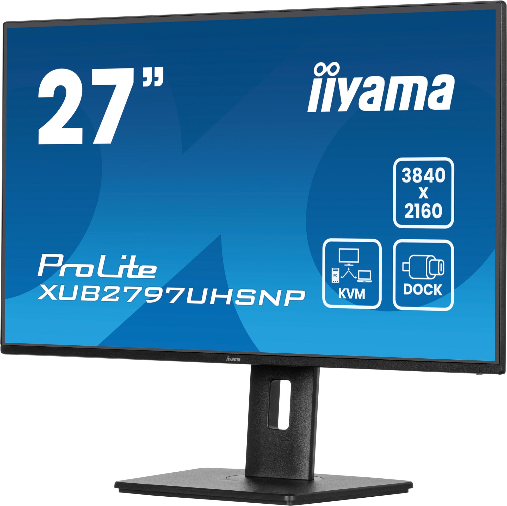iiyama XUB2797UHSNP-B1 – Monitor, 27" 4K UHD (3840 × 2160), 350 cd/m²