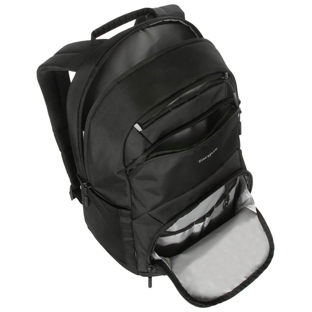 Targus Notebook-Rucksack Classic EcoSmart – 25 l, schlagfest, rPET-Polyester – Schwarz, 310 × 455 × 175 mm