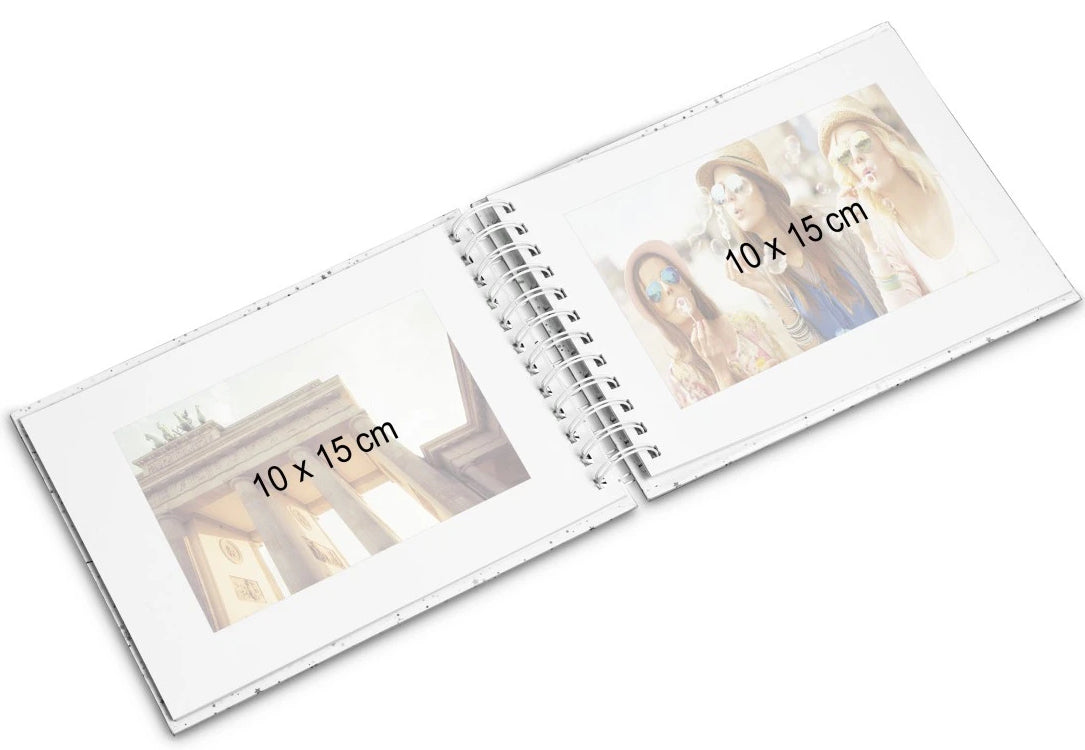 Hama Fotoalbum – mousse, mit Pergaminzwischenblättern, Papier, 360 × 320 mm