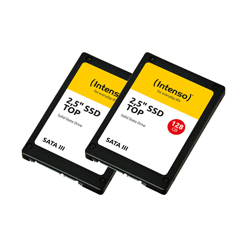 Intenso SSD Top 2×128 GB 3812432 – 2,5" SATA III – für PC/Laptop