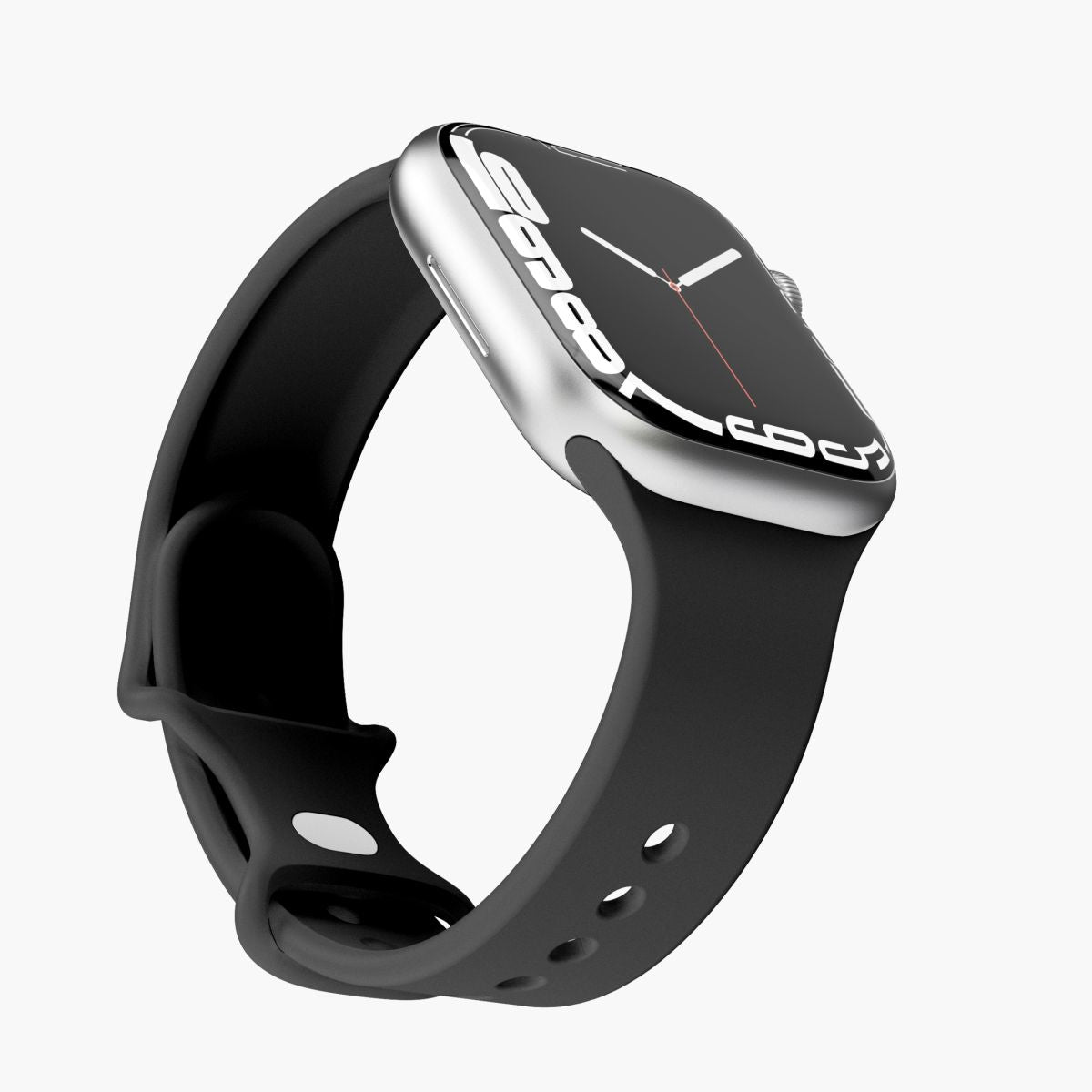 Vonmählen Silicon Loop – Silikon, Schwarz, für Apple Watch 38/40/41 mm