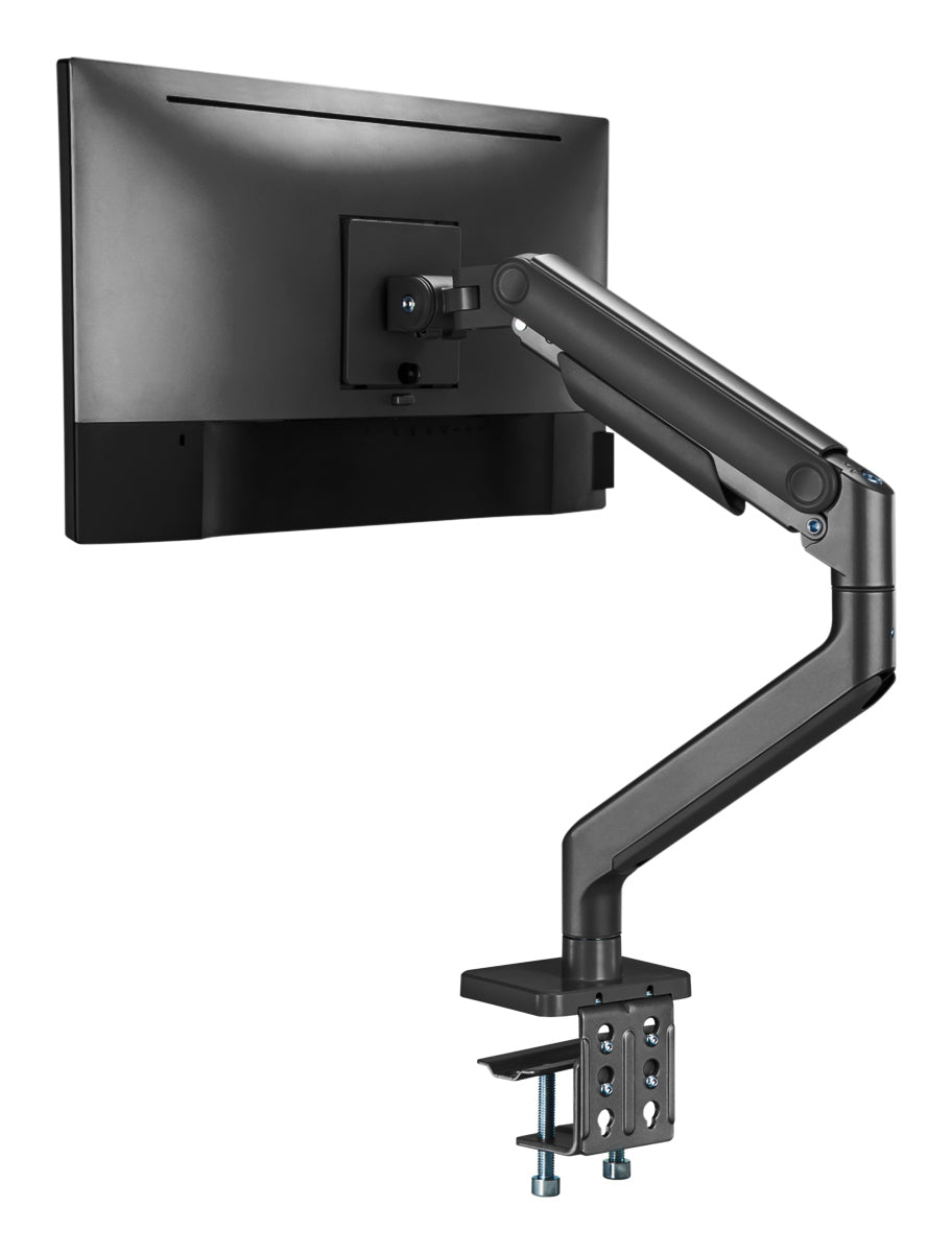 Digitus Monitorarm, Tischklemme, bis 49", VESA 75 × 75/100 × 100 mm, 20 kg, schwarz