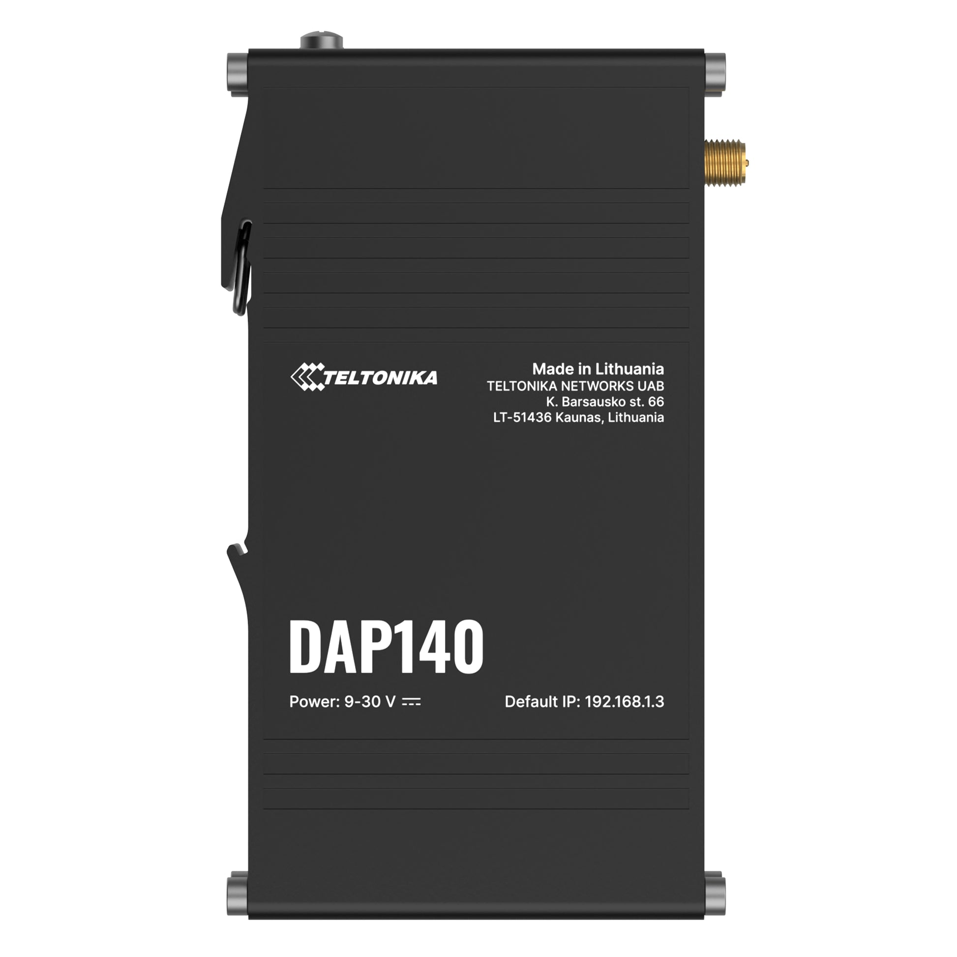 Teltonika DAP140 – Access Point – Wi‑Fi 4 (2,4 GHz), 300 Mbit/s, PoE, Wandmontage