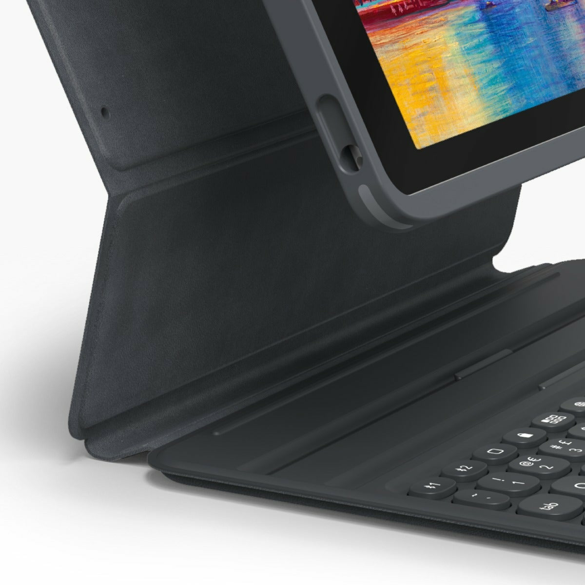 ZAGG Pro Keys – Tastatur, UK-Layout (EN), Schwarz/Grau – für iPad 10,9" (10. Gen)