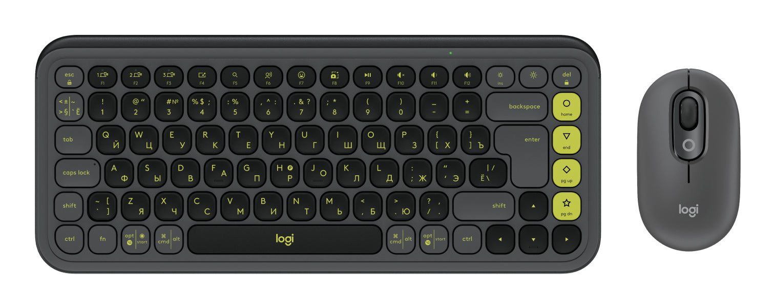 Logitech POP Icon Combo – Tastatur, Graphit