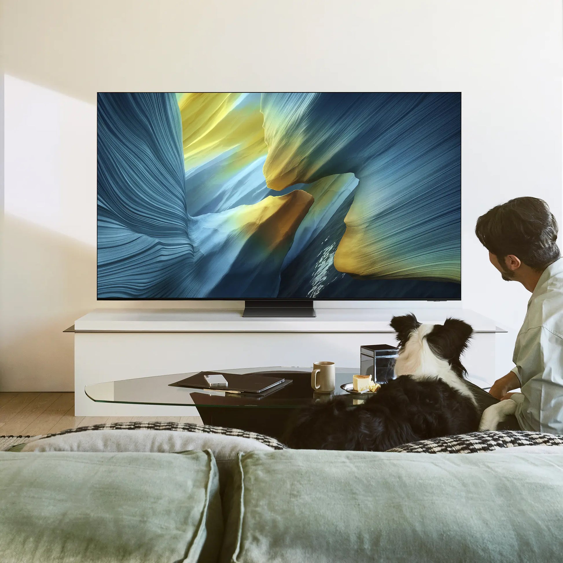 Samsung S95F QE83S95FAEXZU – 83" Fernseher – 4K UHD – OLED – Tizen – 120 Hz – HDR10+