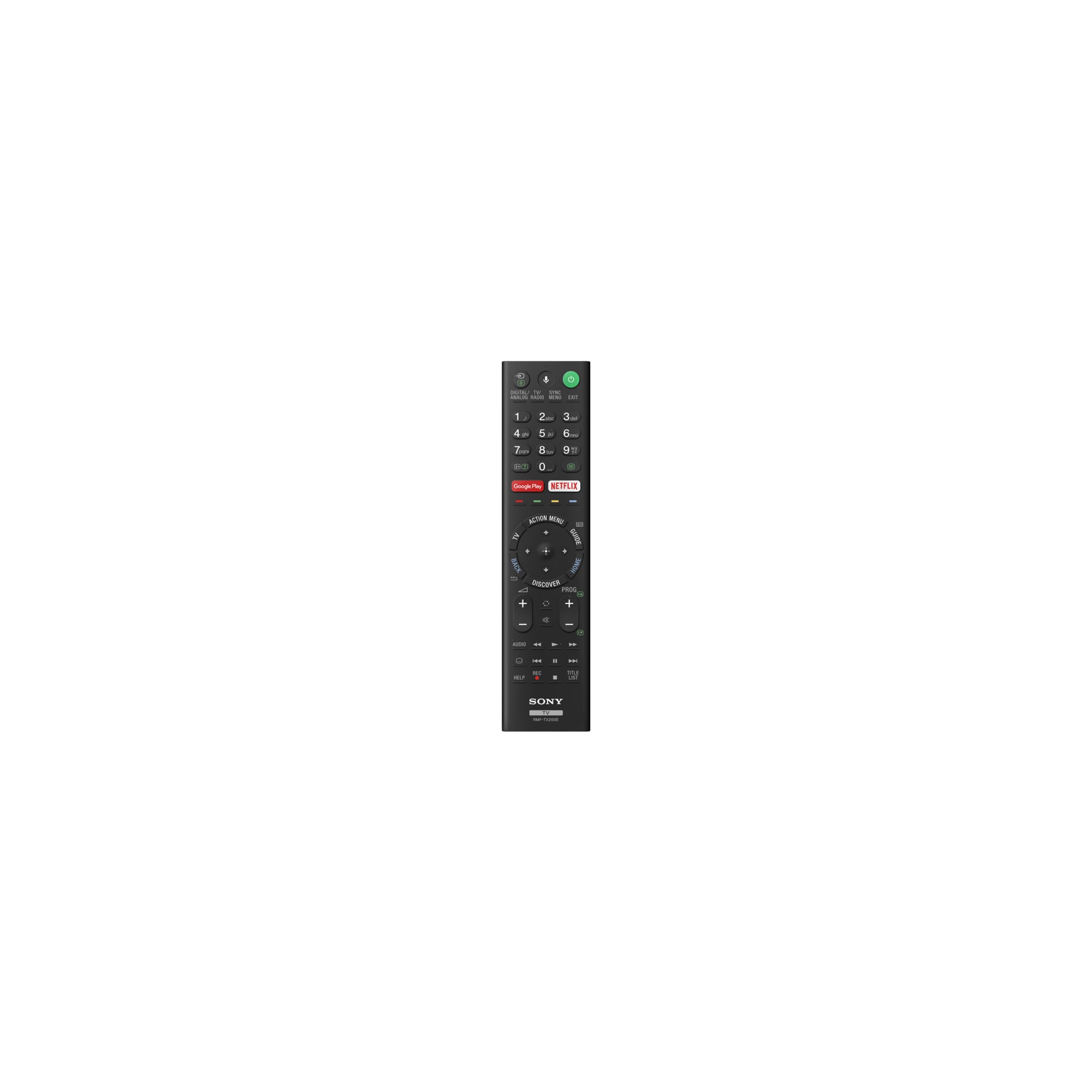 Sony RMF-TX200E Fernbedienung – für TV – Sprachsteuerung