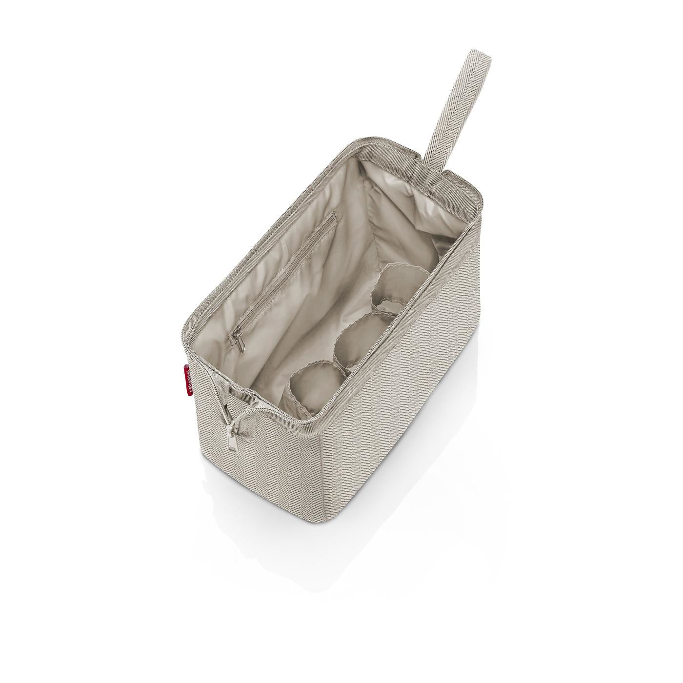 Reisenthel Necessaire Reise-Kosmetik – 4 l – Fischgrät Sand – Polyester – 1 Stk.