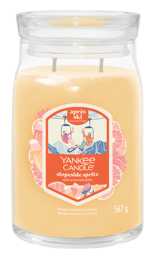 Yankee Candle Duftkerze Slopeside Spritz (Grapefruit), Ø 9,9 × 15 cm