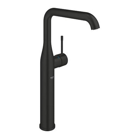 GROHE Essence Badebatterie – Einhebelmischer, Messing, Schwarz
