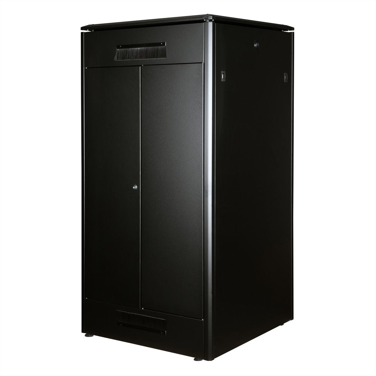 ROLINE Pro – 19" Netzwerkschrank 32U, IP20, abschliessbar, 800 × 800 × 1609 mm, schwarz, Stahl