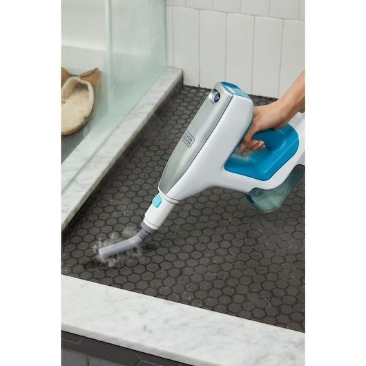 Black & Decker Dampfbesen – 500 ml, türkis, für Polstermöbel