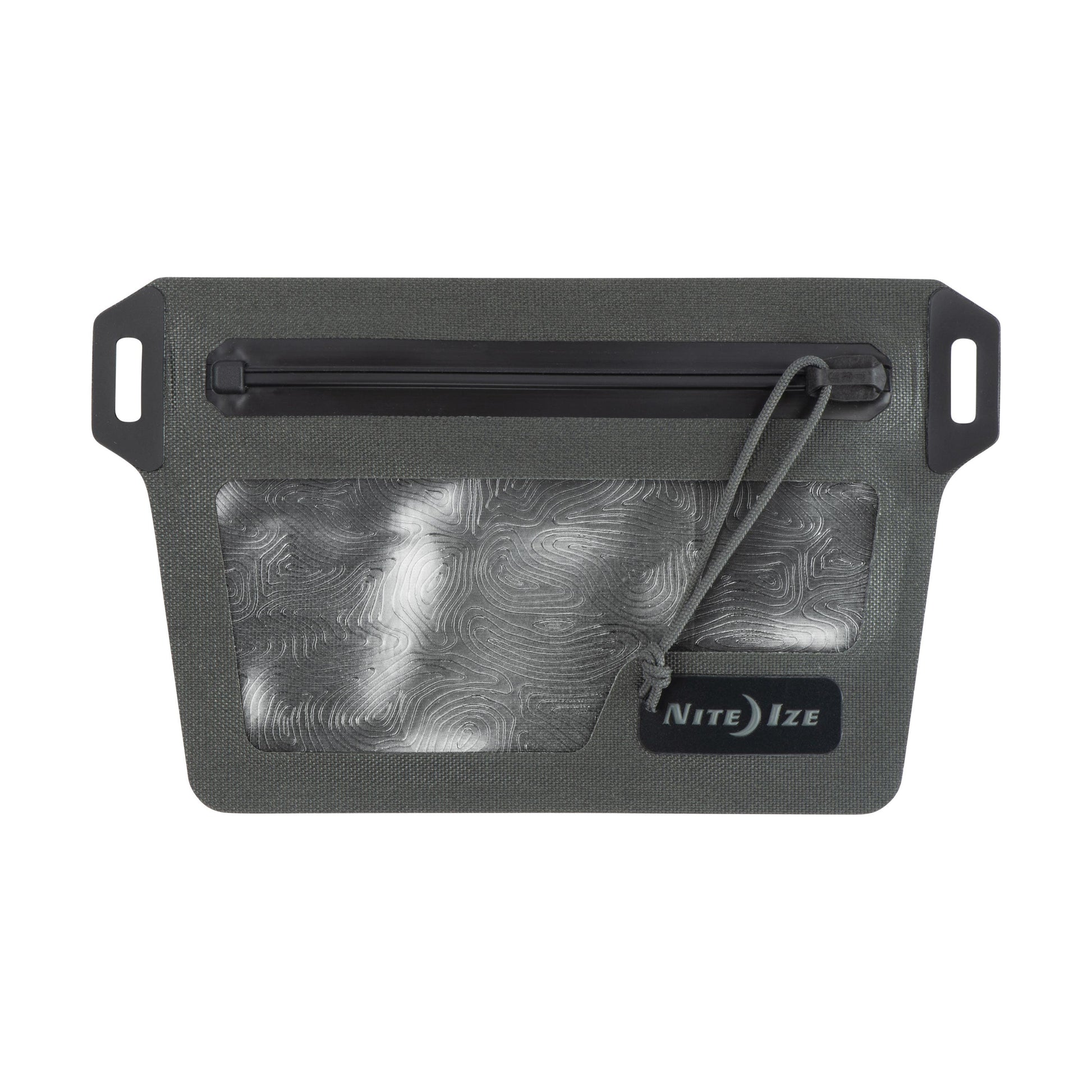 Nite Ize Reissverschlusstasche 140 × 100 × 10 mm – wasserfestes TPU, Schwarz