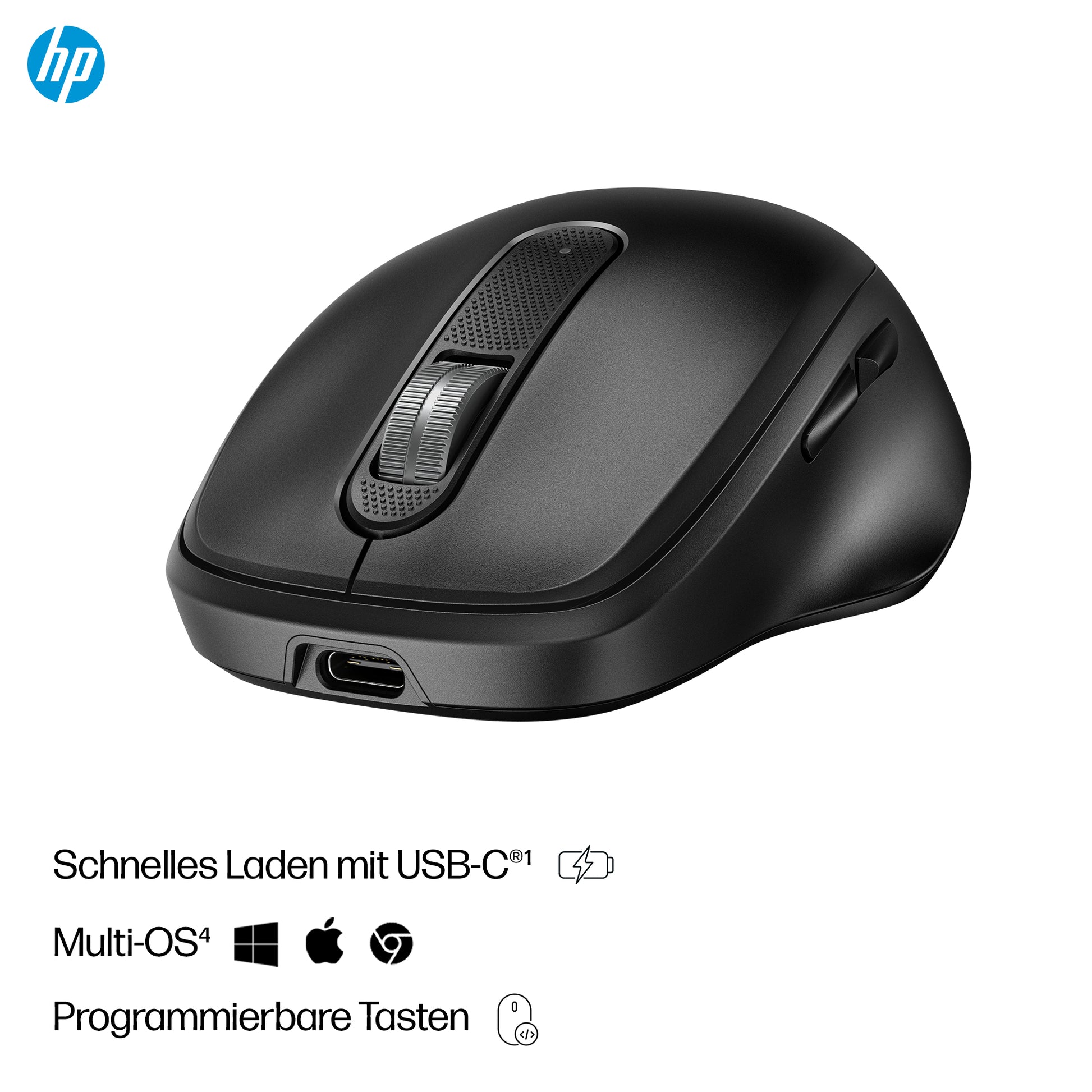 HP 510 Maus – kabellos, wiederaufladbar