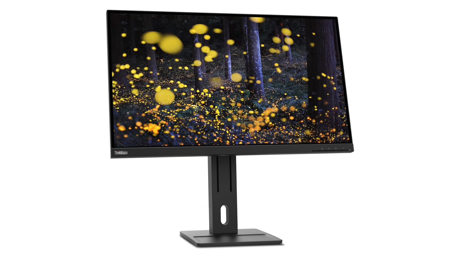 Lenovo ThinkVision E27q-20 – Monitor, 27" WQHD (2560 × 1440), IPS, 75 Hz, 350 cd/m², VESA 100 × 100, Schwarz