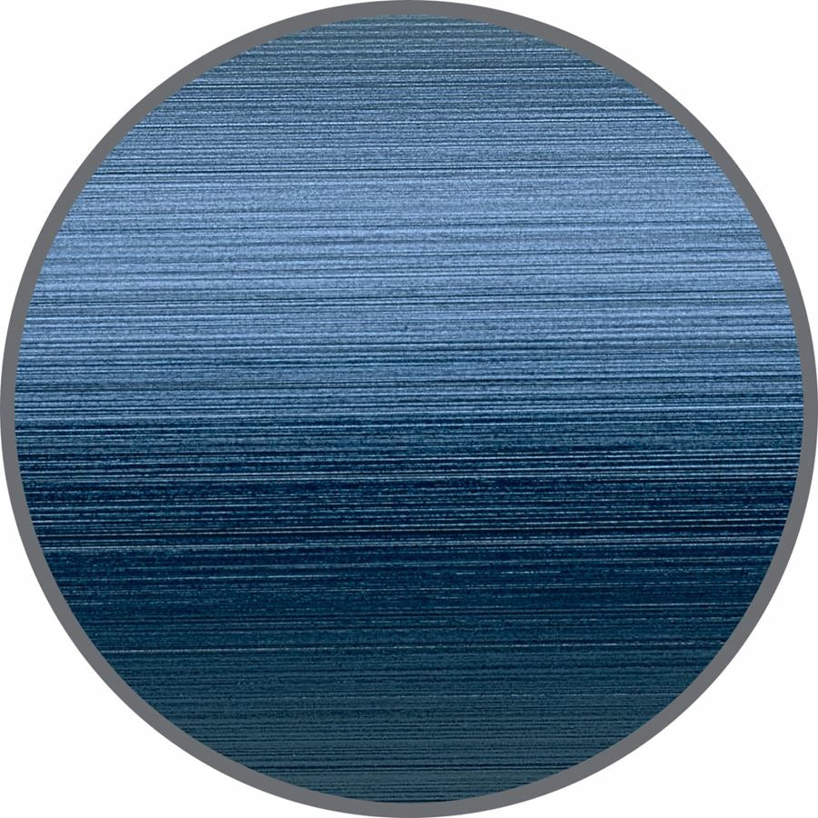 Faber-Castell Essentio B 148436 – Tintenroller, schwarz, mit Kappe, Aluminium, blau