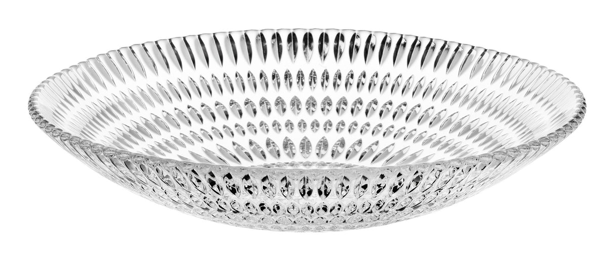 Nachtmann Salatschüssel – Ø 25,0 cm, H 5,0 cm, Kristallglas, Transparent, spülmaschinenfest