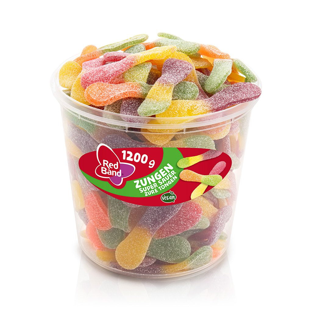 Red Band Saure Zungen Gummibonbons – 1,2 kg