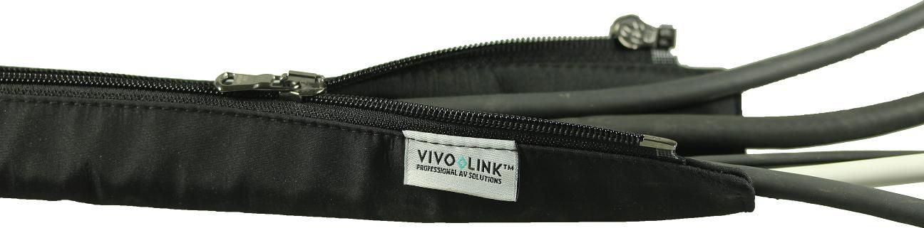 Vivolink Kabelmuffe – 23 cm, Schwarz