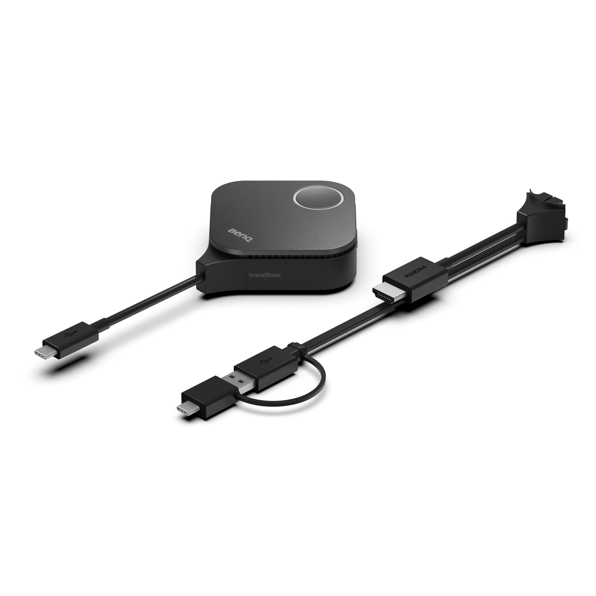 BenQ InstaShow WDC15 – Drahtloses Präsentationssystem – Full HD, USB-C, HDMI, USB-A, Schwarz