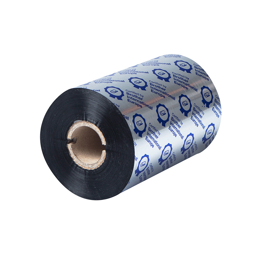 Brother Thermotransferband – Wachs/Harz, 110 mm × 450 m, Schwarz, für TJ-4020TN, TJ-4120TN, TJ-4021TN und andere